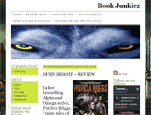 Tablet Screenshot of bookjunkiez.com